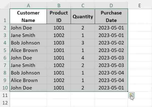 combine duplicates excel