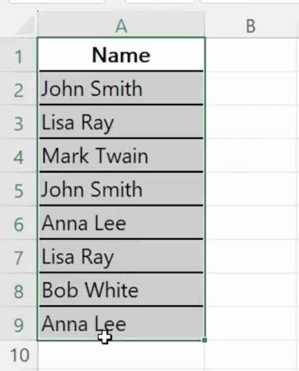 conditional formatting excel duplicates