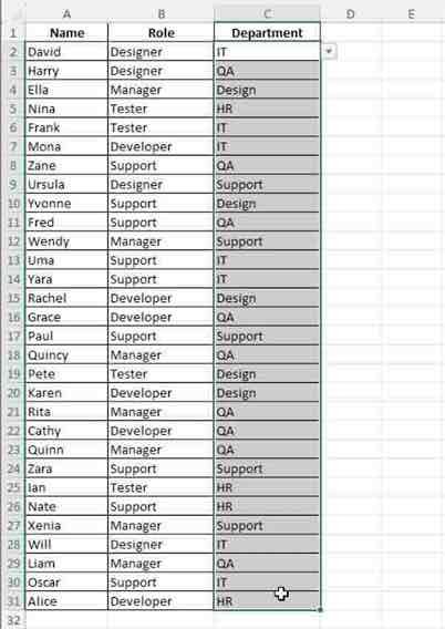 remove drop down box in excel