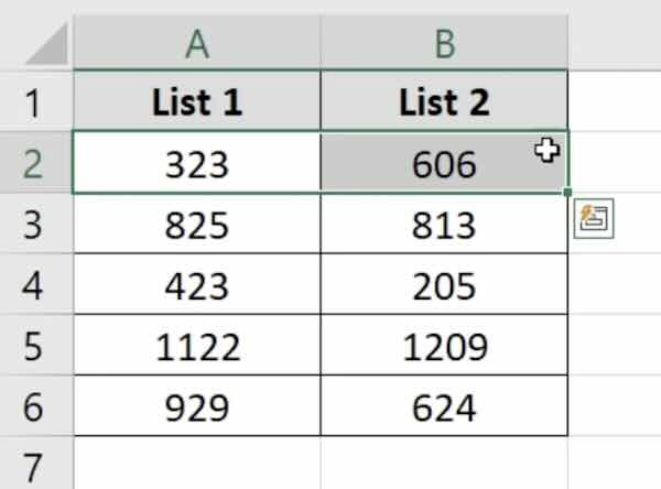 excel conditional formatting to compare two columns