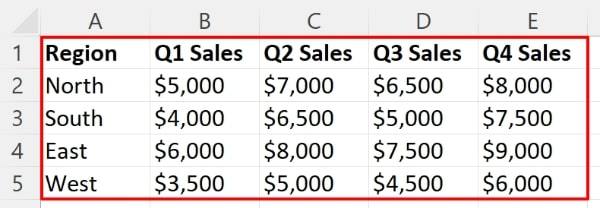 how to apply color gradient to multiple cells in excel