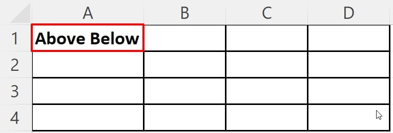 excel diagonal split cell