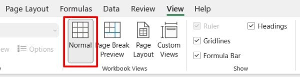 how to hide print lines in excel