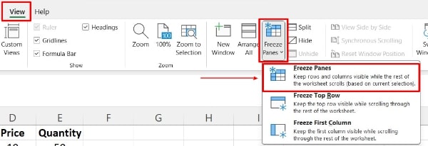 how to print frozen rows in excel on every page