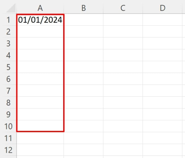 excel autofill date by week