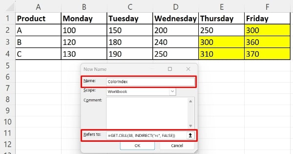 excel countif colored cells