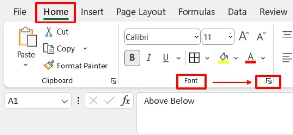 how to split cell diagonally in excel