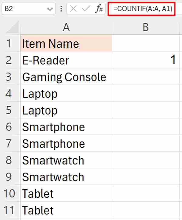 count the number of sequential duplicates excel