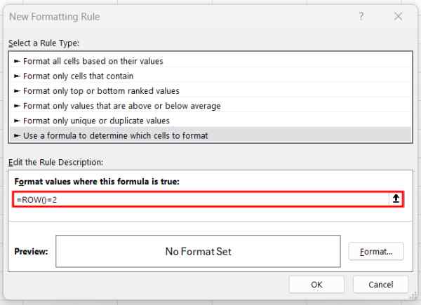 how to highlight specific rows in excel