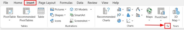 excel bar chart with line