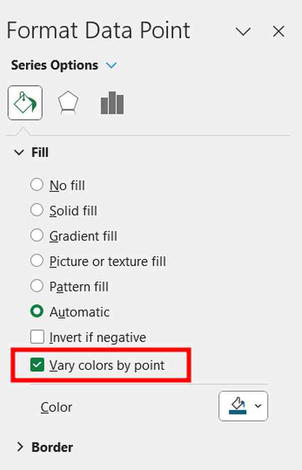 change bar graph colors based on value excel