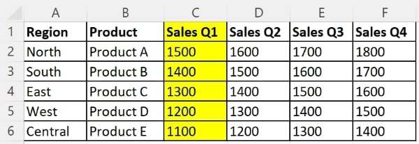 fill color excel shortcut