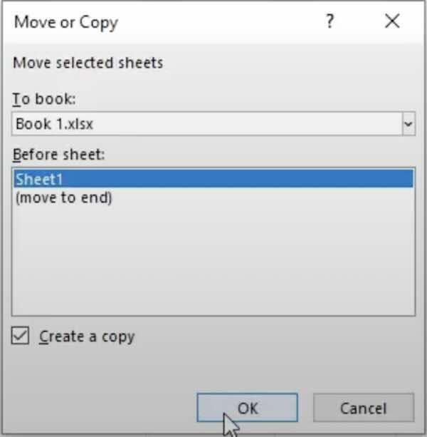 how to create duplicate sheet in excel