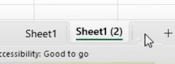 duplicate sheet in excel shortcut