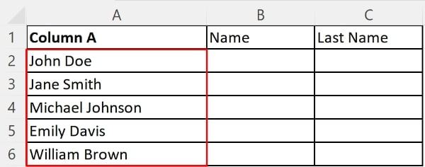 how to split cell horizontally in excel