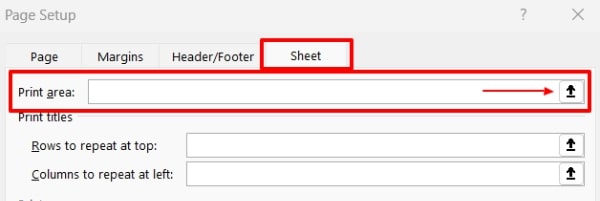 how to clear print area in excel