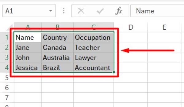 how to convert table in pdf to excel