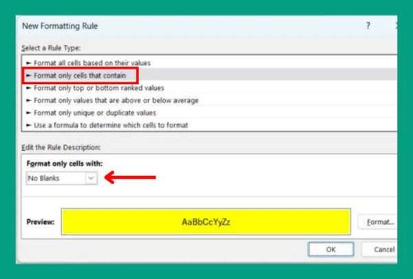 Highlight Blank Cells in Excel (Easiest Way in 2025)