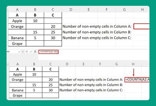 Count Filled Cells in Excel (Easiest Way in 2025)