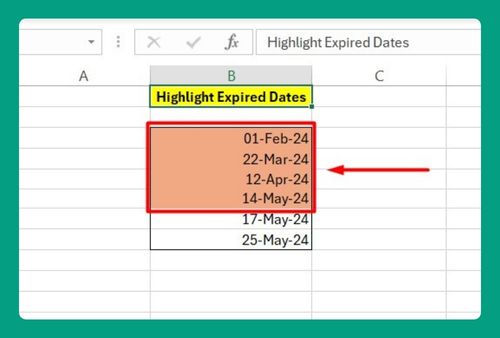 How to Highlight Expired Dates in Excel (Easiest Way in 2025)