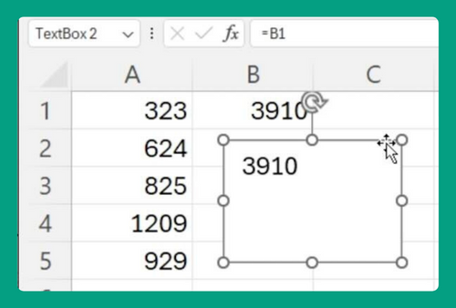 Insert a Formula in a Text Box in Excel (Easiest Way in 2024)