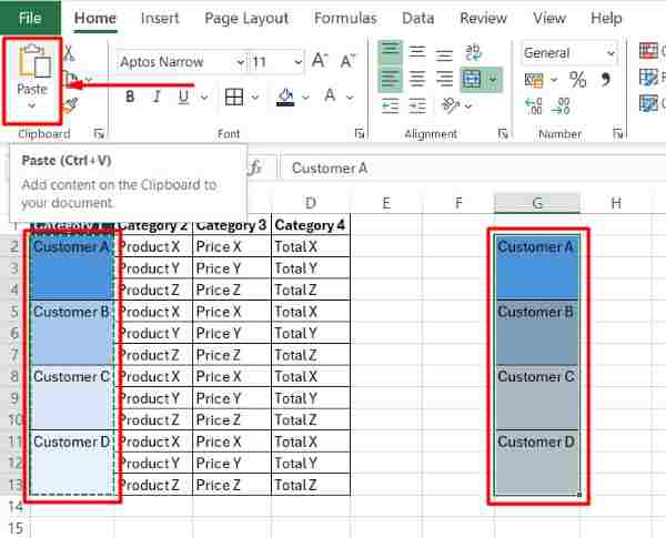 excel filter merged cells