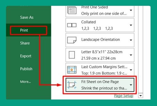 How to Fit an Excel Sheet on One Page PDF (Easiest Way in 2024)