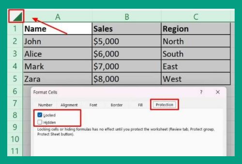 How Do I Unlock Fill Color in Excel (Easiest Way in 2025)