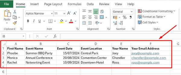 how to create a mail merge from excel