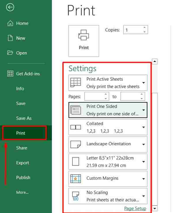 remove extra pages in excel pdf