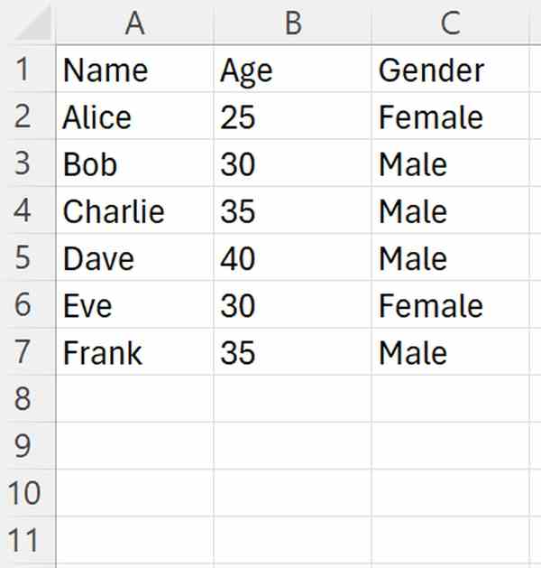 excel filtering unique values