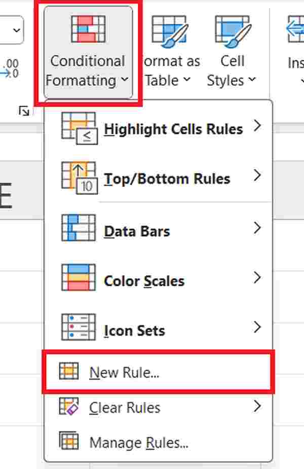 excel how to highlight blank cells