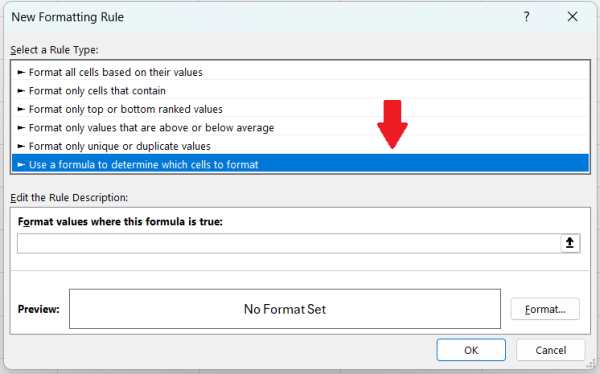 how to highlight blank rows in excel