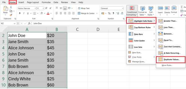 excel hide duplicates except one