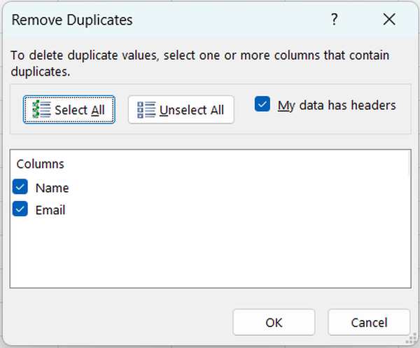 how to delete both duplicates in excel