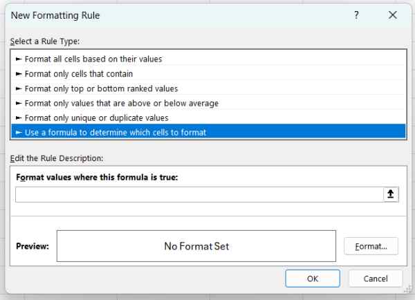 how to highlight entire row in excel when a cell is selected