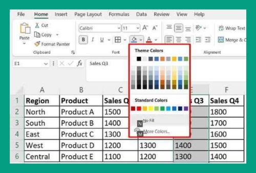 Shortcut to Fill Color in Excel (The Ultimate Guide for 2025)