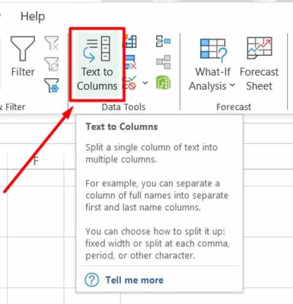 how to split multiple lines in one cell