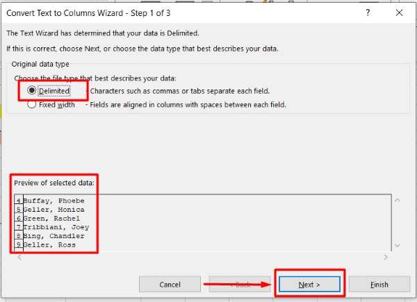 excel split a single cell