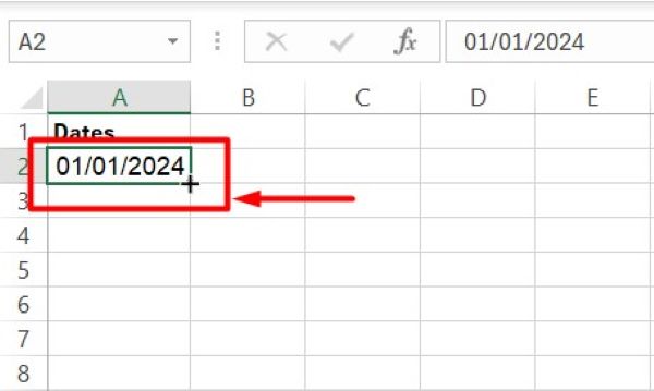 auto fill dates in excel