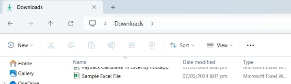 how to download excel file
