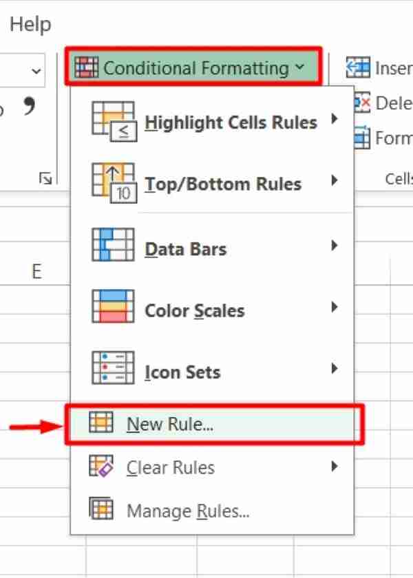 highlight empty cells excel