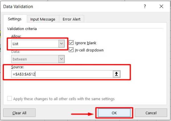 excel list box multiple selection