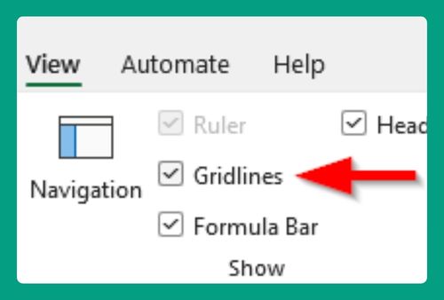 How to Insert Gridlines in Excel (Easiest Way in 2024)