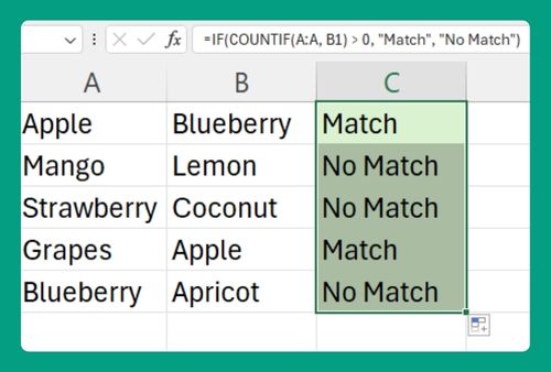 How to Cross Reference Two Lists in Excel (2025 Guide)