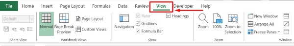 freeze second row in excel