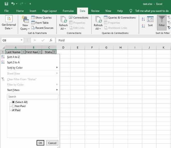 delete filtered rows in excel