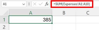 reference a different sheet in excel