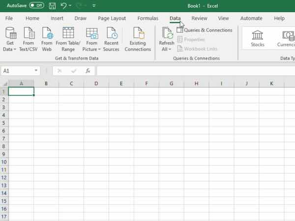 import word doc to excel