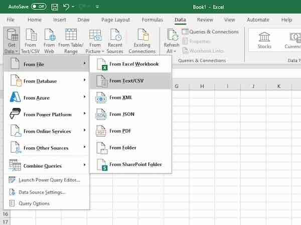 import word doc into excel